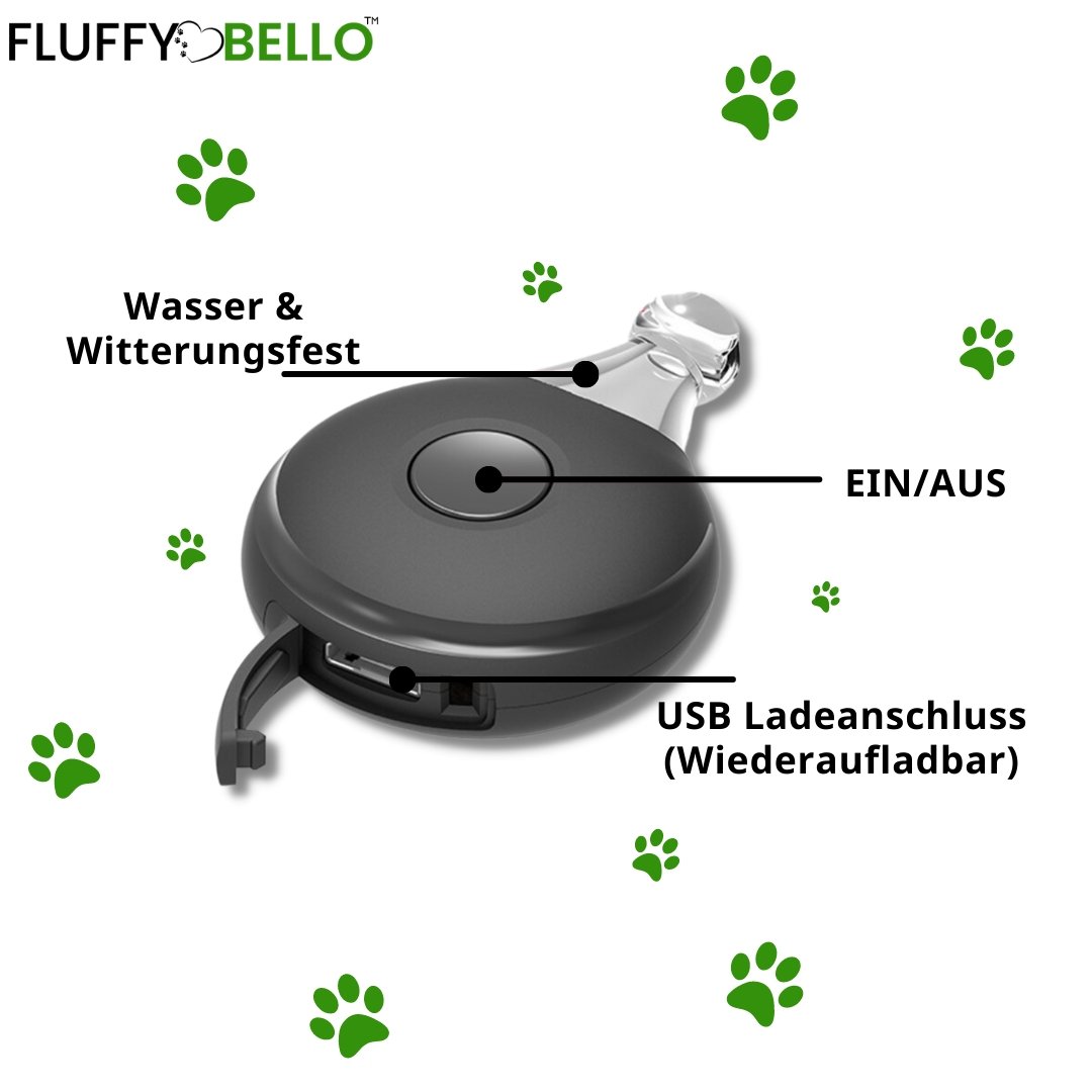 FLUFFY SCHUTZ™ 2.0 - DER NR 1. CHEMIEFREIE ZECKENSCHUTZ ANHÄNGER - Fluffy Bello